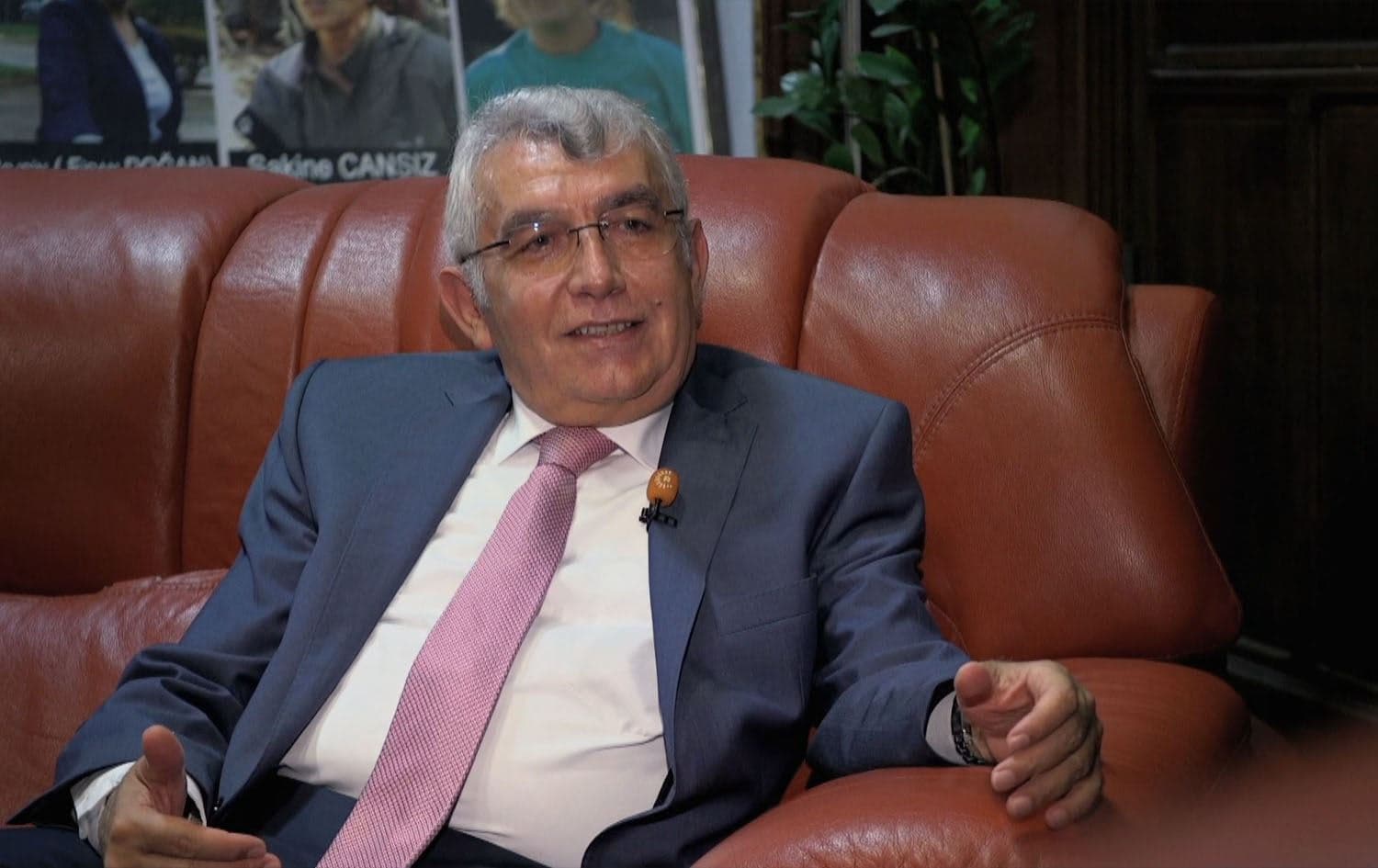 Zubeyir Aydar, a senior member of the Kurdistan Community Union (KCK), in an interview with Rudaw in Brussels on October 30, 2025. Photo: screengrab/Rudaw