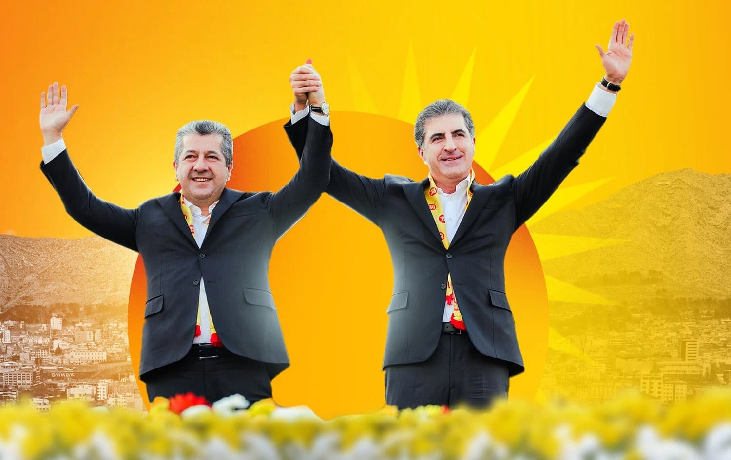 نێچیرڤان بارزانی و مەسرور بارزانی، جێگرانی سەرۆکی پارتی