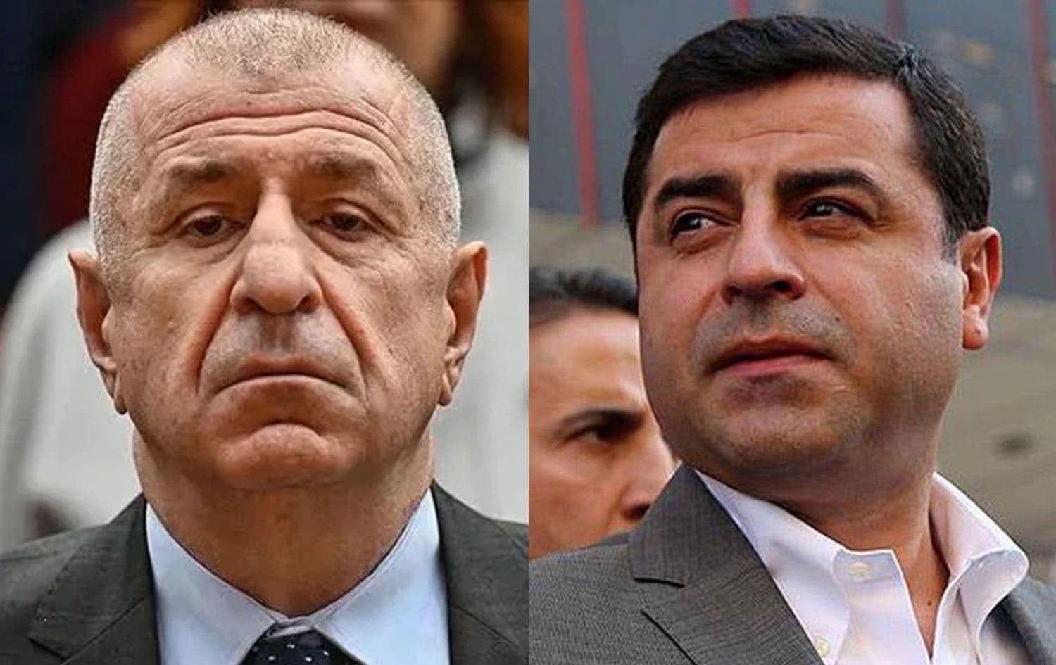Zafer Partisi Genel Başkanı Ümit Özdağ ve HDP eski Eş Genel Başkanı Selahattin Demirtaş