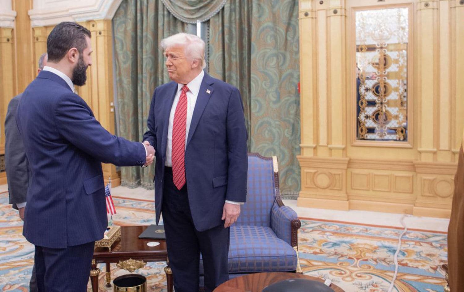 Trump ve Şara Riyad'da bir araya gelmişti