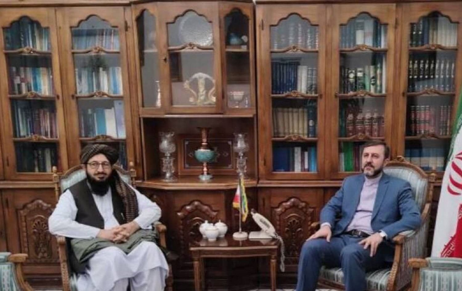 کۆبوونەوەی جێگری وەزیری دەرەوەی ئێران و باڵیۆزی ئەفغانستان لە ئێران.