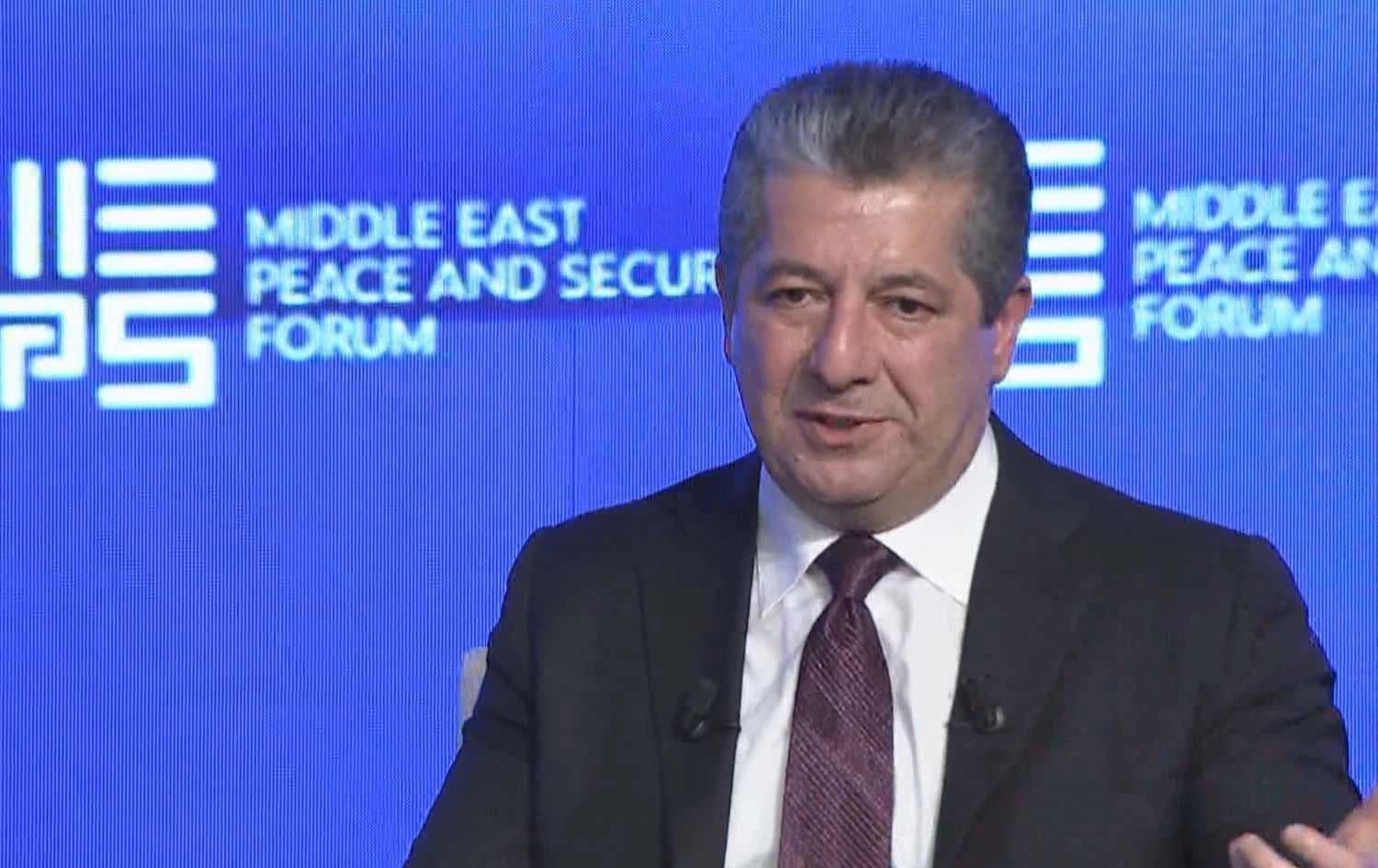 Serokwezîrê Herêma Kurdistanê Mesrûr Barzanî / Wêne: Rûdaw