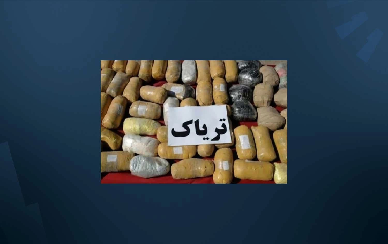وێنەی بڕێک مادەی هۆشبەرە، میدیای ئێران وەکو روونکردنەوەی هەواڵەکە بڵاوی کردووەتەوە، نازانرێت هەمان ئەو بڕەیە یان وێنەکە پێشووتر گیراوە
