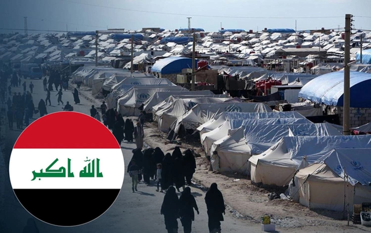 AP file photo of al-Hol camp in Rojava. Graphic: Rudaw
