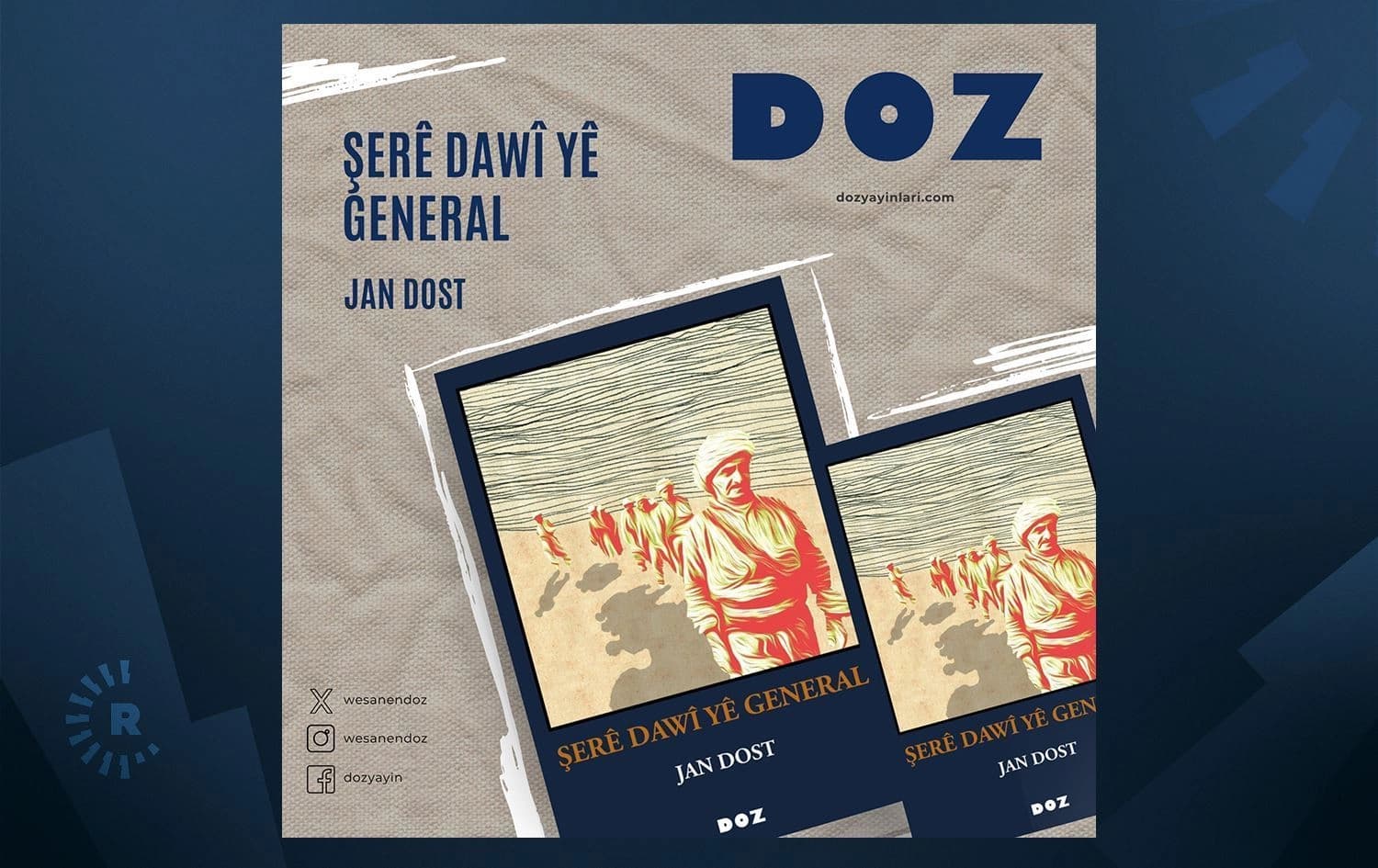 Kürt edebiyatçı Jan Dost, Mele Mustafa Barzani’yi konu alan yeni romanı “Generalin Son Savaşı”nın tanıtımını Diyarbakır’da yapacak.