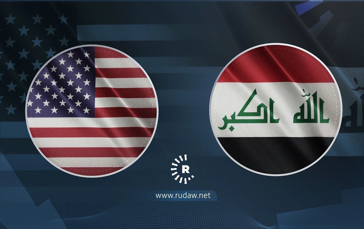 Alayên Amerîka û Îraqê /Wêne: Rûdaw Grafîk