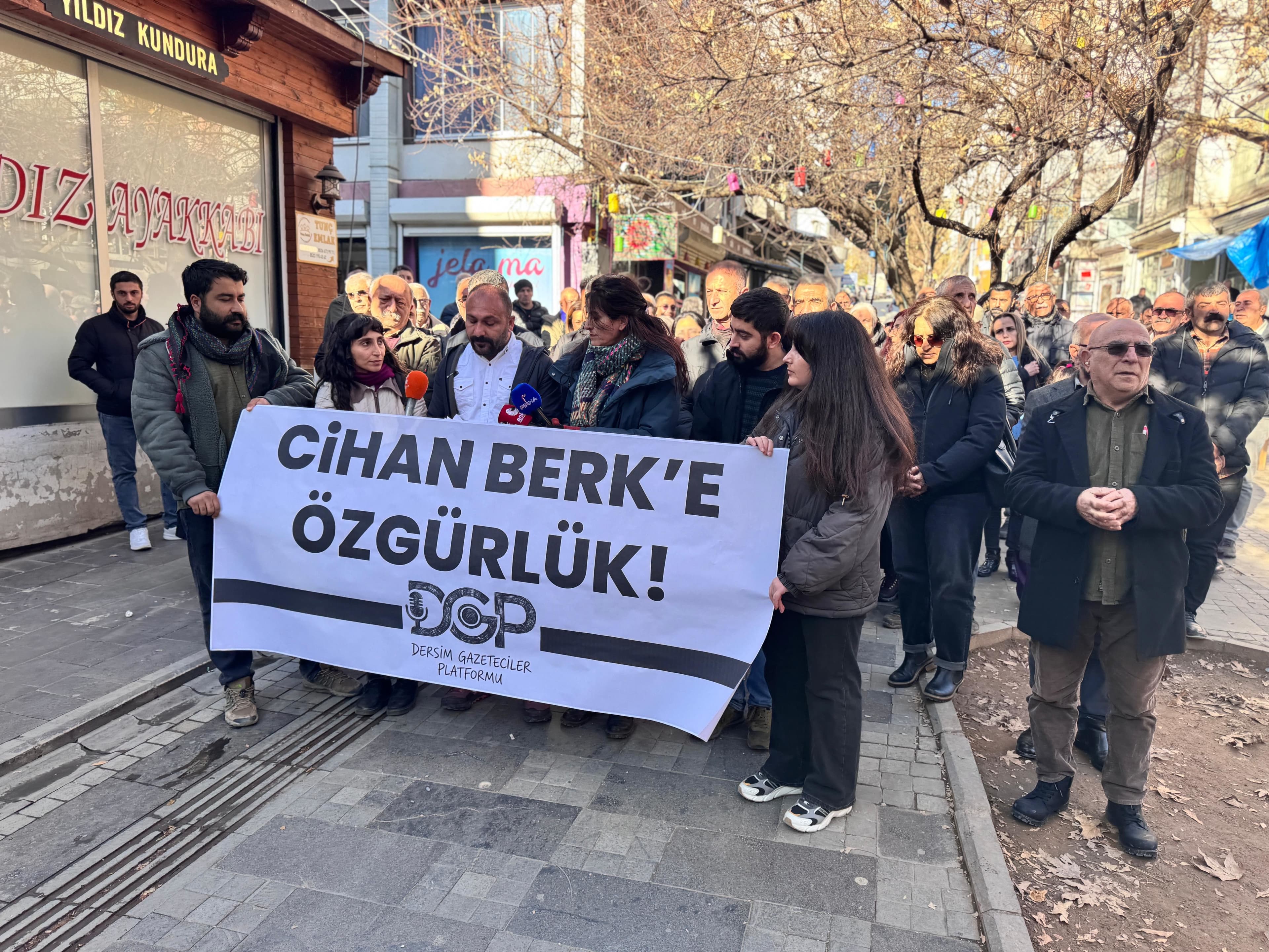 Platforma Rojnamegeran a Dêrsimê daxuyanî da / Wêne: Rûdaw