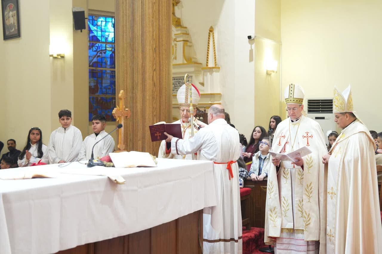 Cardinal Louis Raphael Sako, Patriarch of the Chaldean Catholic Church, during Christman celebration in Baghdad on December 24, 2025. Photo: Iraqi PM's office.