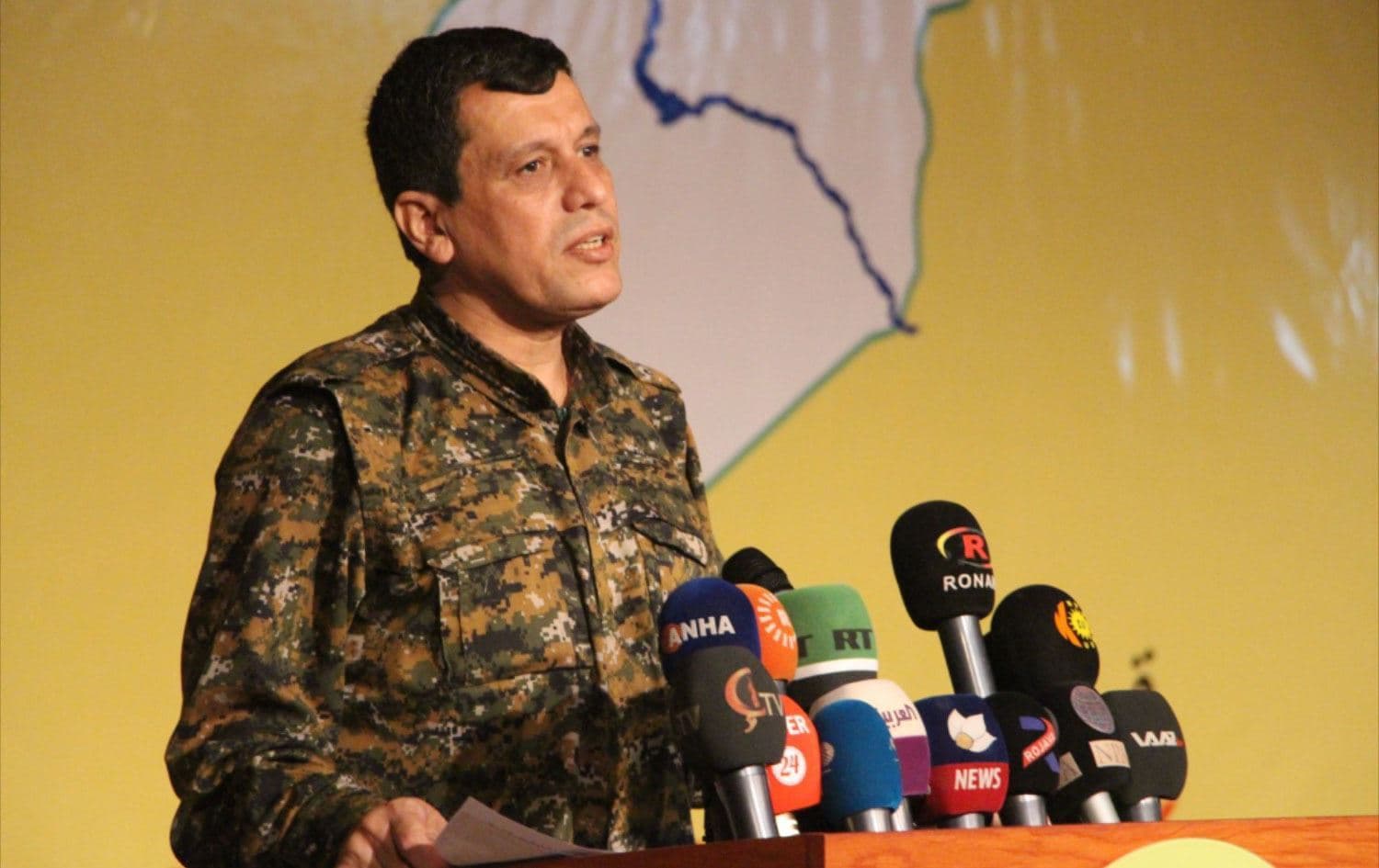 SDF chief Mazloum Abdi. Photo: File/ANHA