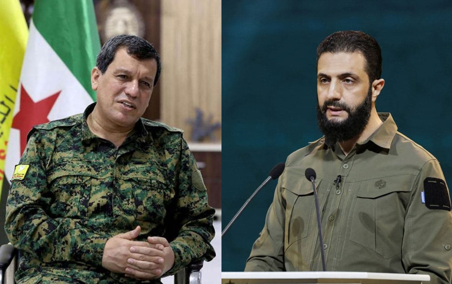 Mezllûm Ebdî û Ehmed Şer\ Wêne: Rûdaw Grafîk