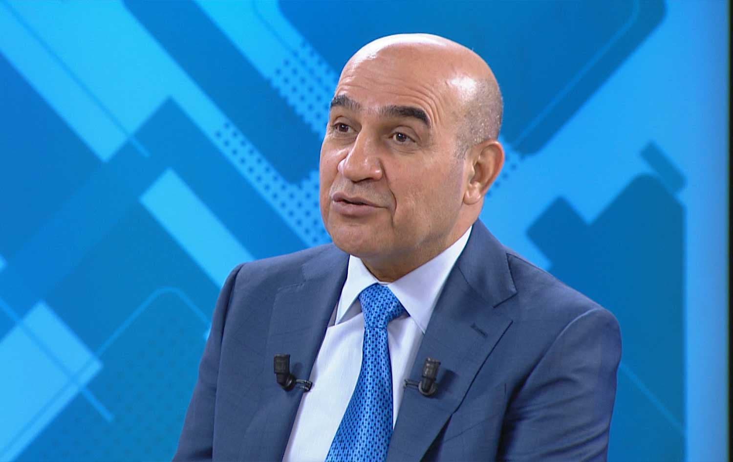 Bangin Rekani, Iraq’s Minister of Construction and Housing, speaking to Rudaw in Erbil on January 1, 2026. Photo: screengrab/Rudaw