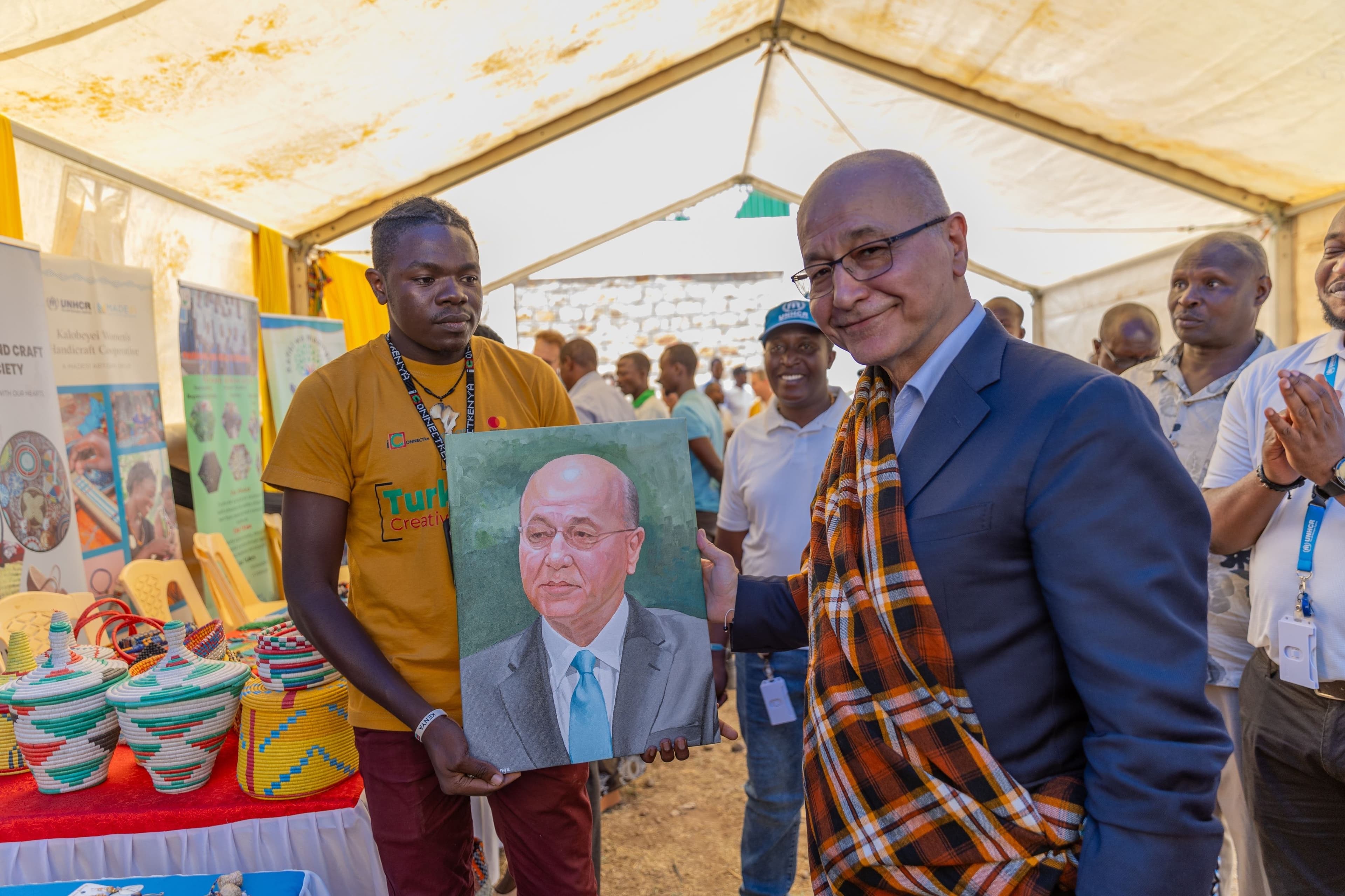 United Nations High Commissioner for Refugees (UNHCR), Barham Salih made Kenya the destination of his first official visit. Photo: UNHCR Kenya