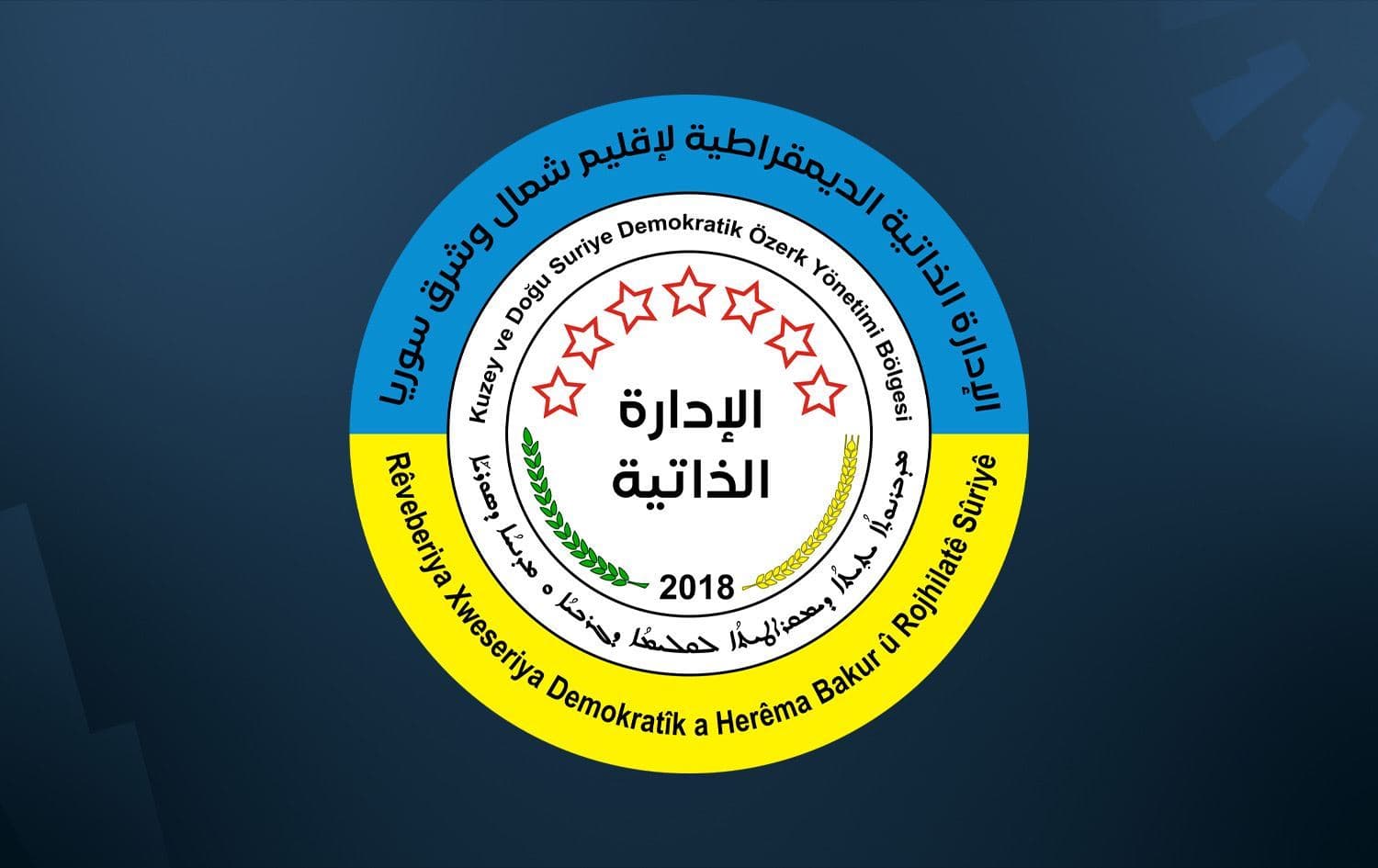 Logo of the Democratic Autonomous Administration of North and East Syria (DAANES). Graphic: Rudaw