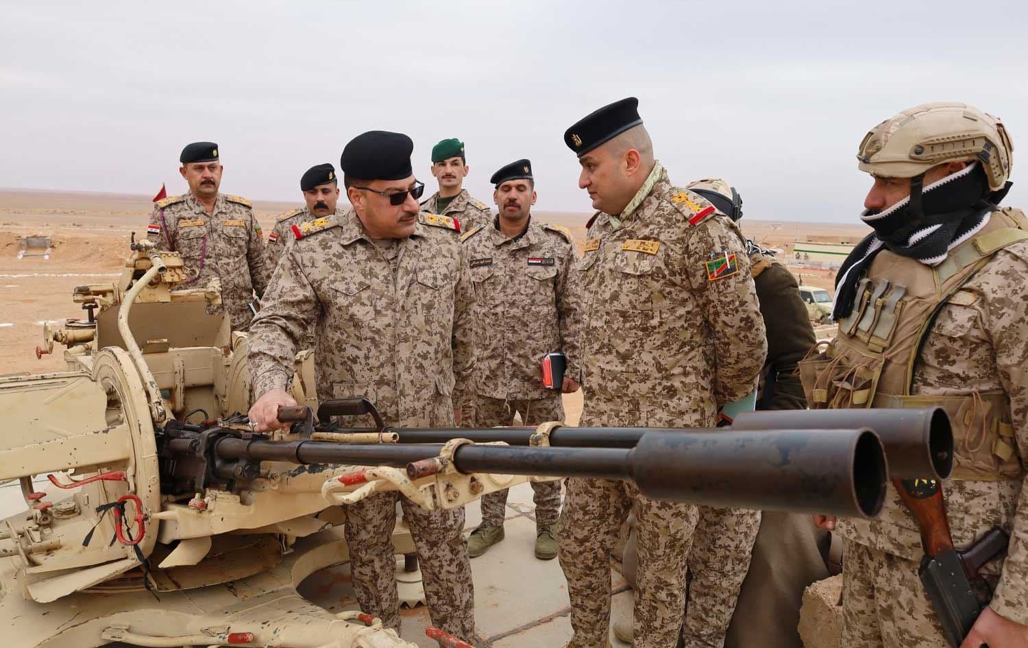 Iraqi forces are deployed along the Iraqi-Syrian border amid heightened security measures on January 20, 2026. Photo: Ministry of Defense