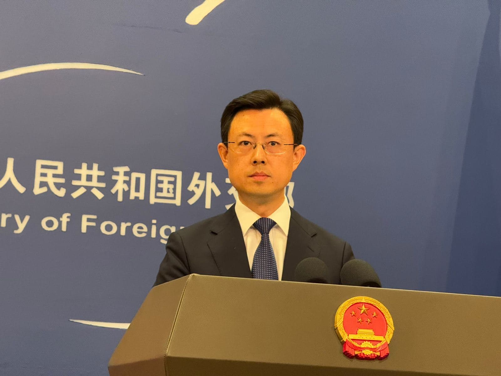 Guo Jiakun, Spokesperson for the Chinese Foreign Ministry. Photo: Mahdi Faraj/Rudaw