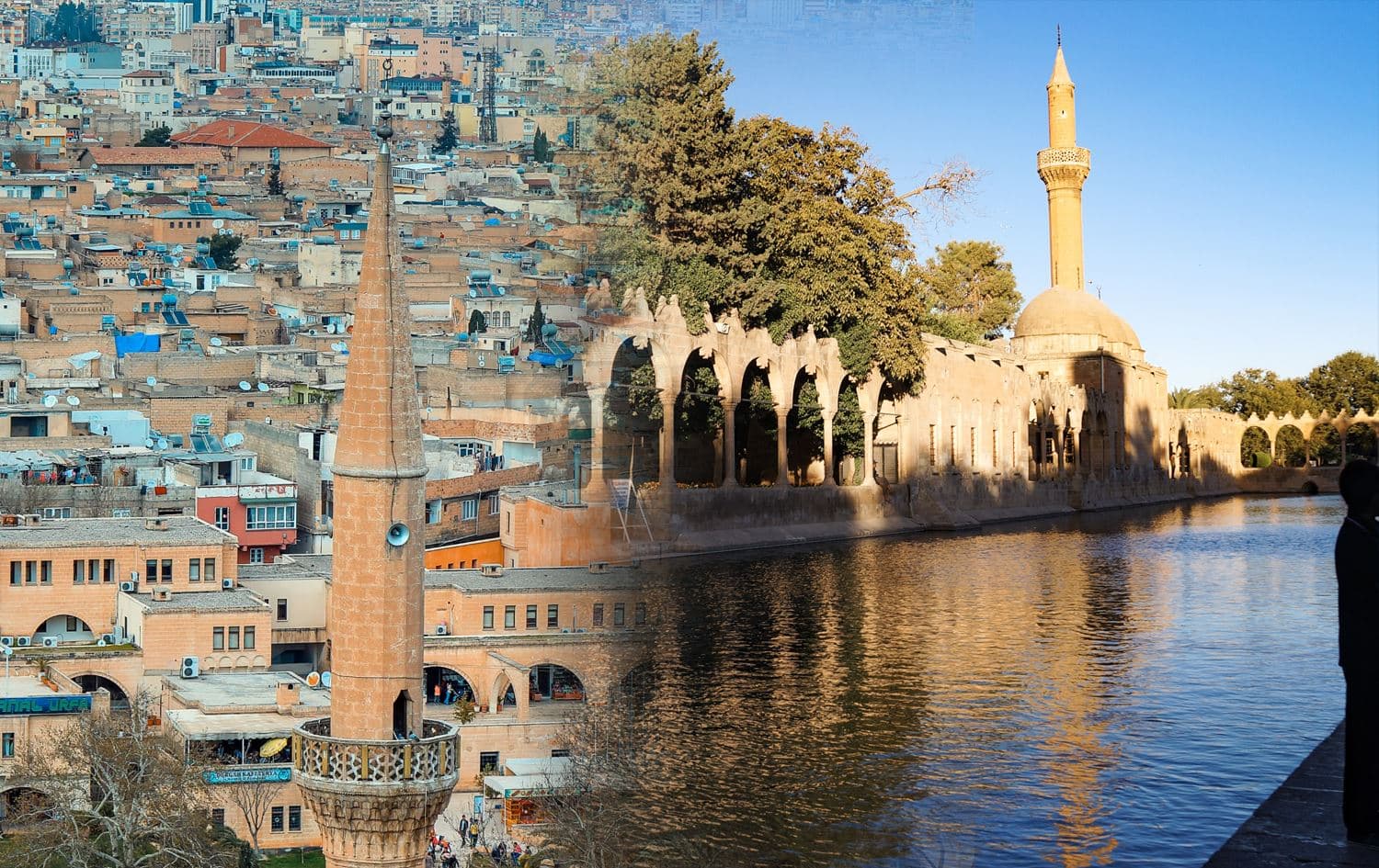 Bajarên Mêrdîn û Rihayê / Wêne: Rûdaw Grafîk