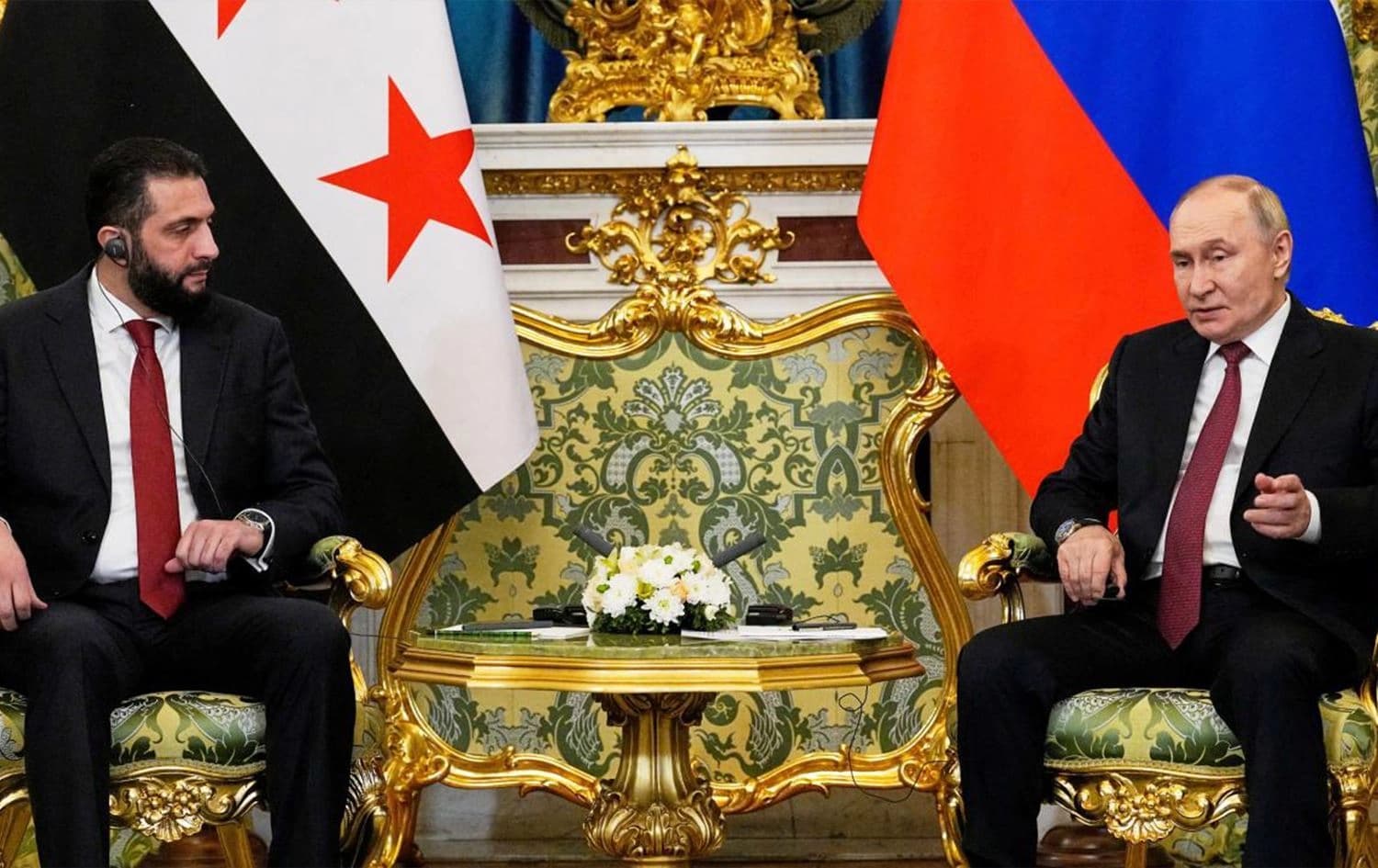 Ehmed Şer û Putin / Wêne: Ajans