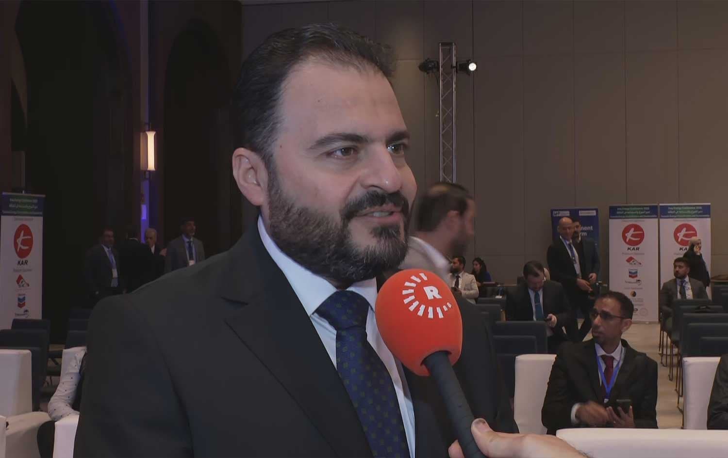 Ali Nizar, Director-General of SOMO, speaks to Rudaw in Baghdad on January 29, 2026.