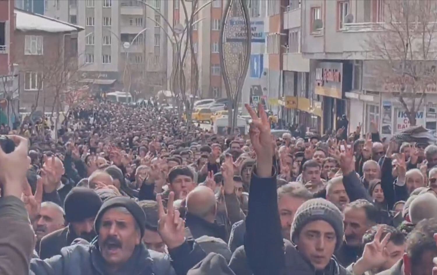 Xwenîşandana li Wanê / Wêne: Ji dîmenan hatiye girtin