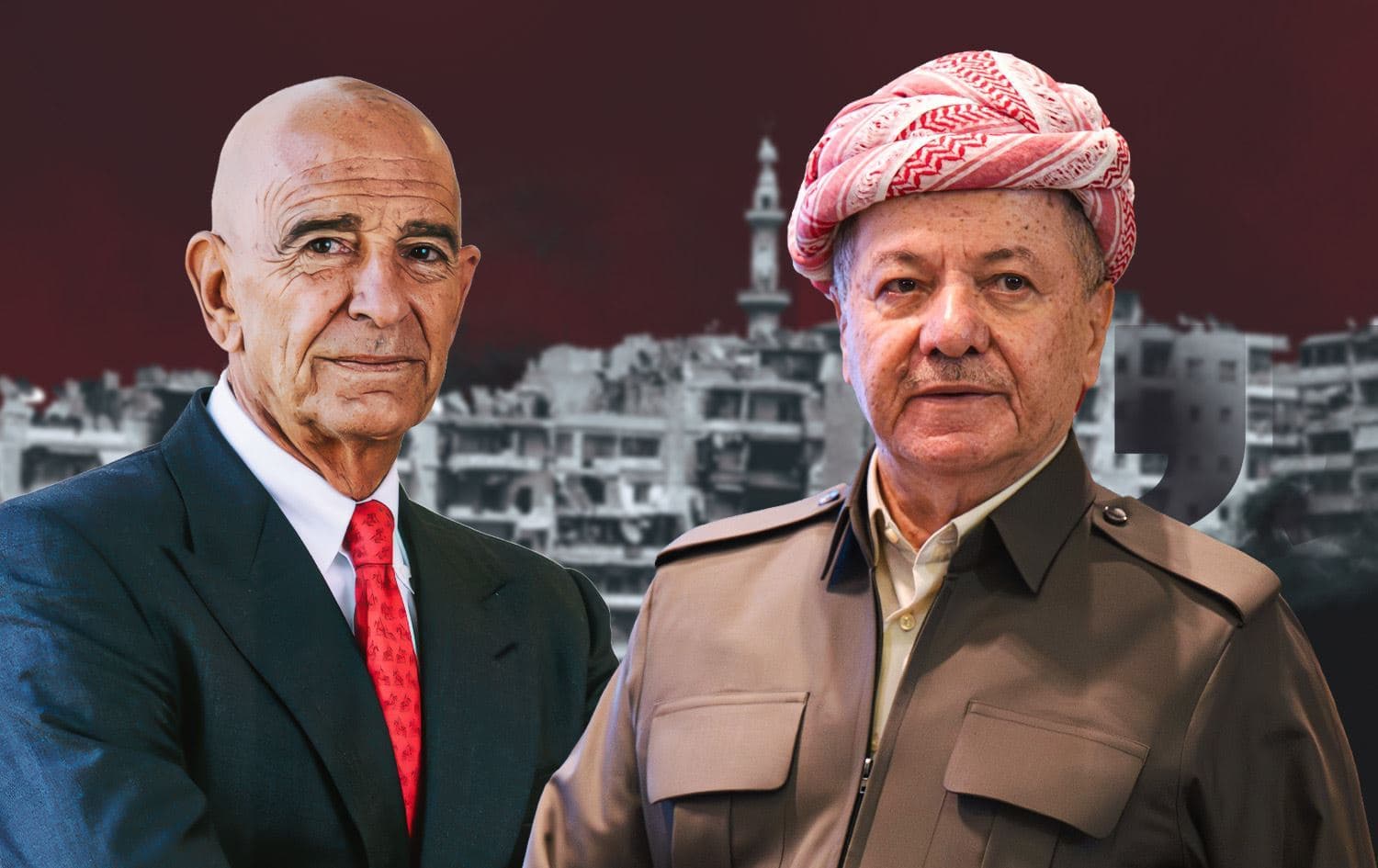 Barrack, Suriye uzlaşısındaki rolü nedeniyle Başkan Barzani ile görüştü