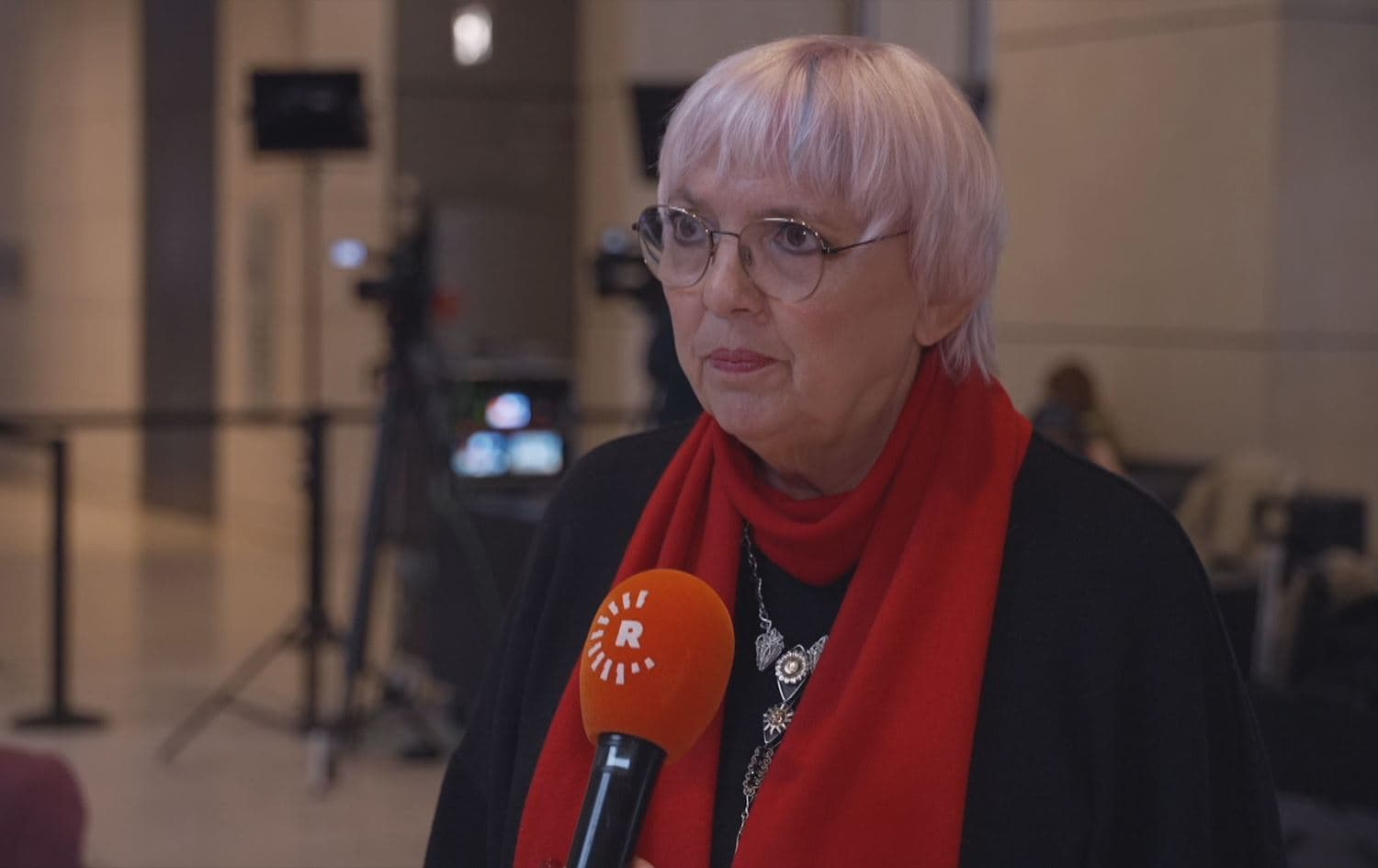 German MP Claudia Roth speaking to Rudaw in Berlin on January 29, 2025. Photo: Screengrab / Rudaw