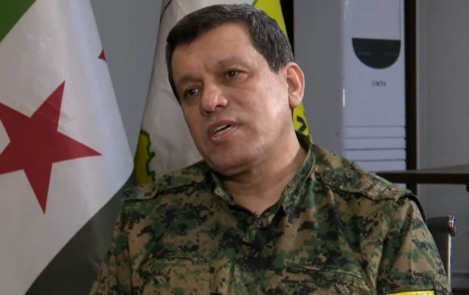 Mazloum Abdi, commander-in-chief of the Kurdish-led Syrian Democratic Forces (SDF), in an interview with Ronahi TV on January 30, 2026. Photo: Screengrab / Ronahi TV