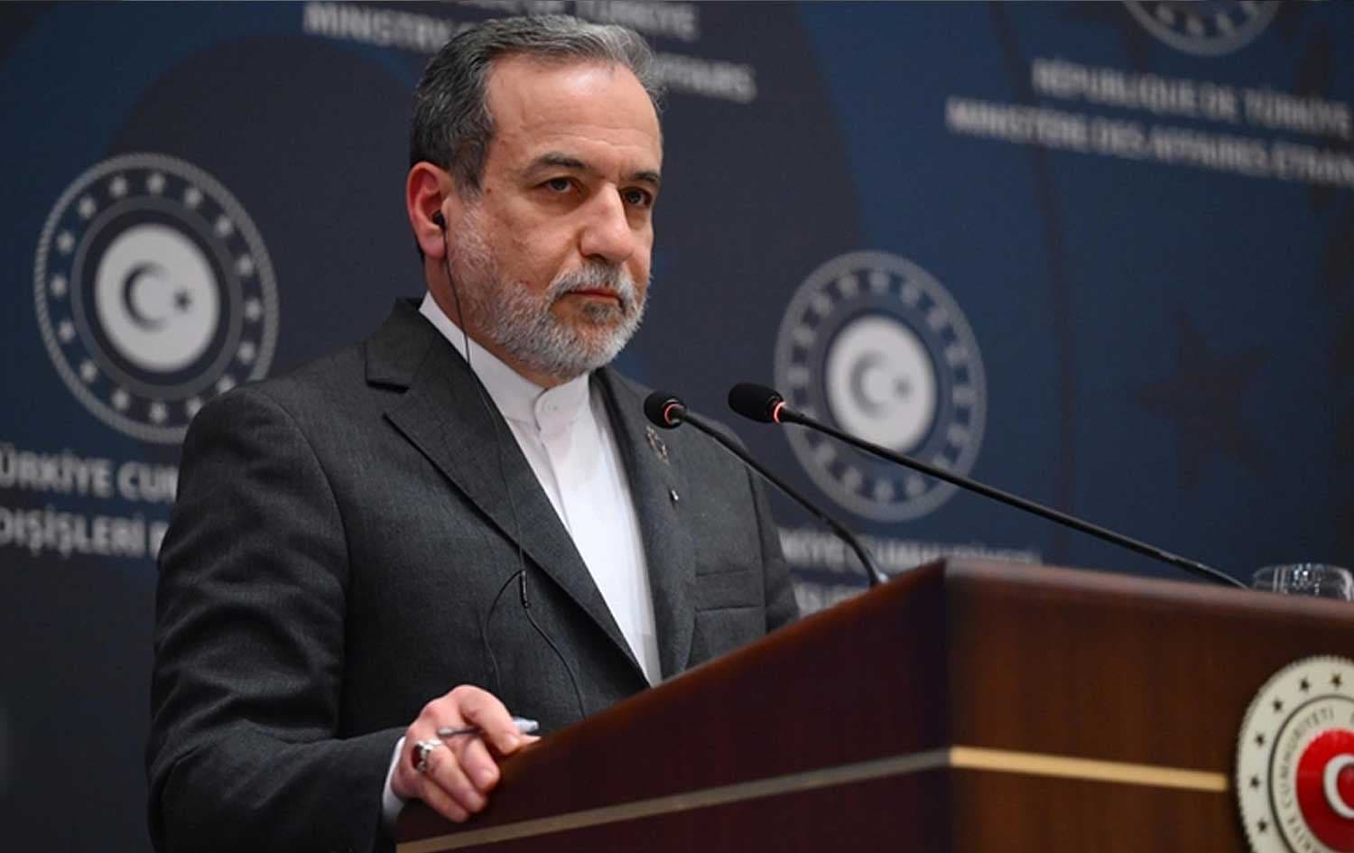 Iranian Foreign Minister Abbas Araghchi speaks during a press conference in Ankara on January 30, 2026. Photo: AA