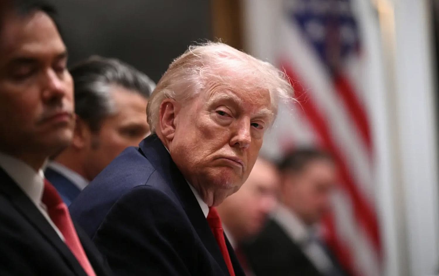 دۆناڵد ترەمپ، سەرۆکی ئەمریکا. وێنە: Brendan Smialowski/AFP