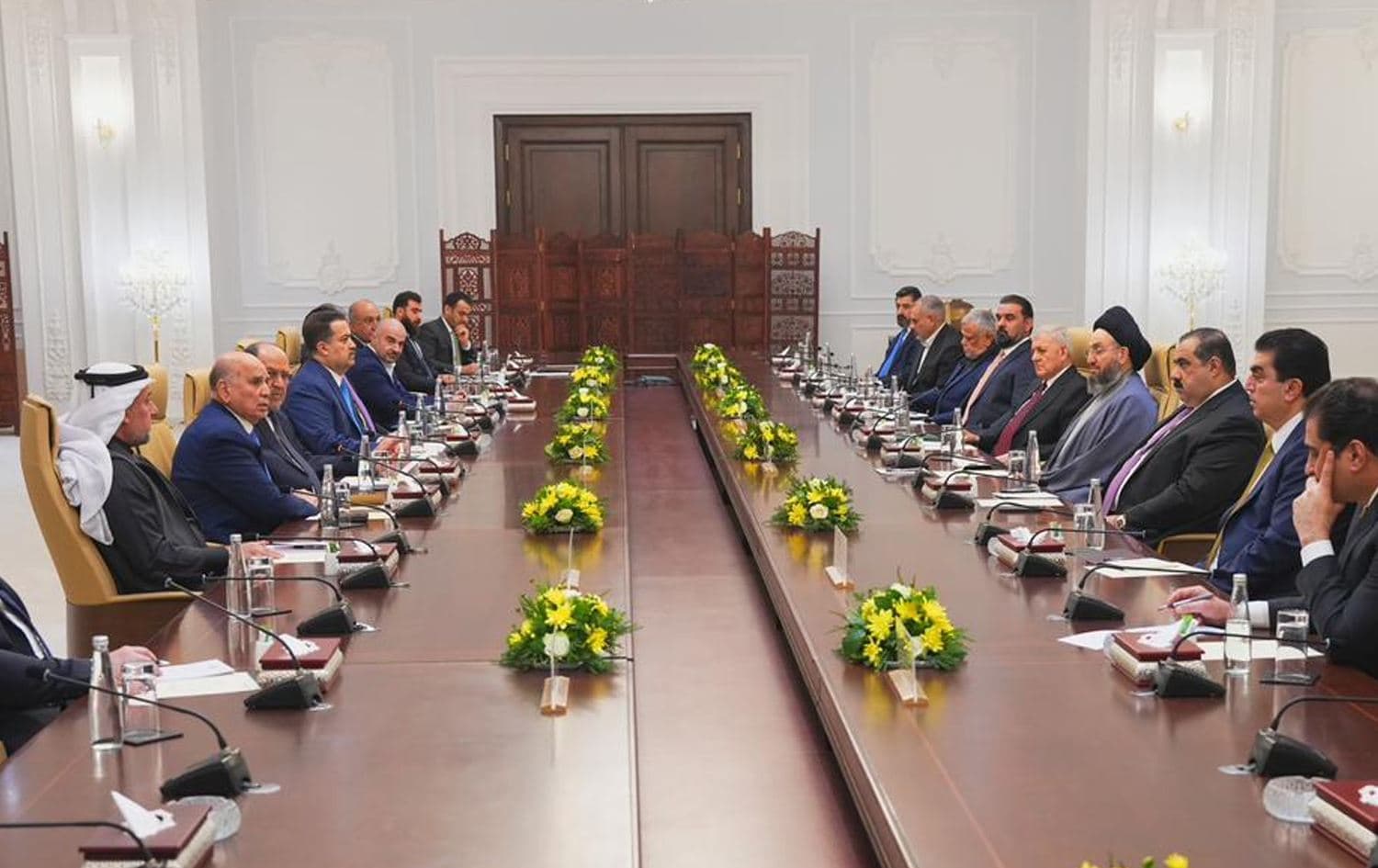 State Administration Coalition meeting held in Baghdad on February 8, 2026. Photo: Sudani’s office