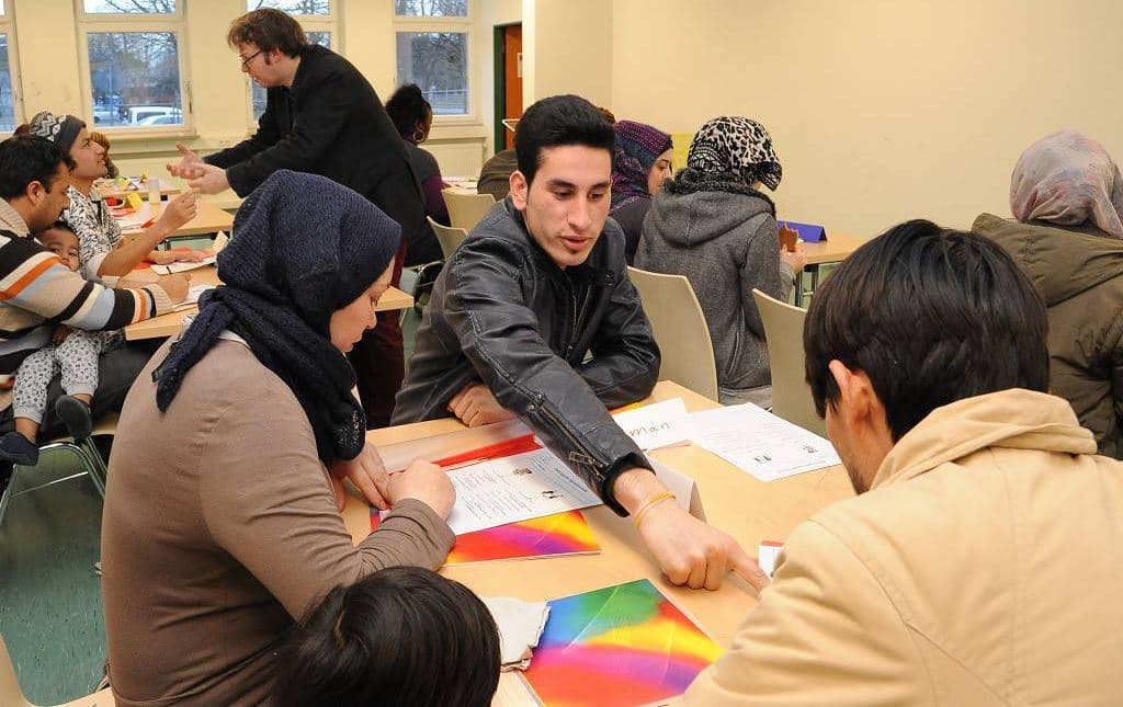Komeke koçber kursa Almanî werdigirin\ Wêne: Sant Egidio