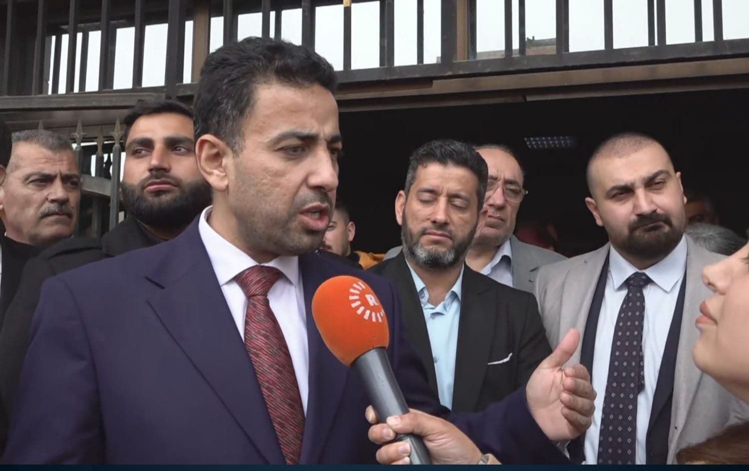 Syrian Health Minister Musab al-Ali speaking to Rudaw on February 13, 2026. Photo: Screengrab / Rudaw
