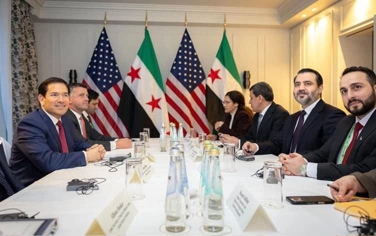 Civîna Marco Rubio ya bi Mezlûm Ebdî û Eshed Şeybanî re / Wêne: Rûdaw
