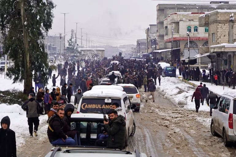 Members of Kurdish-led Syrian Democratic Forces (SDF) at the Kurdish-held city of Kobane, on January 23, 2026. Photo: AFP