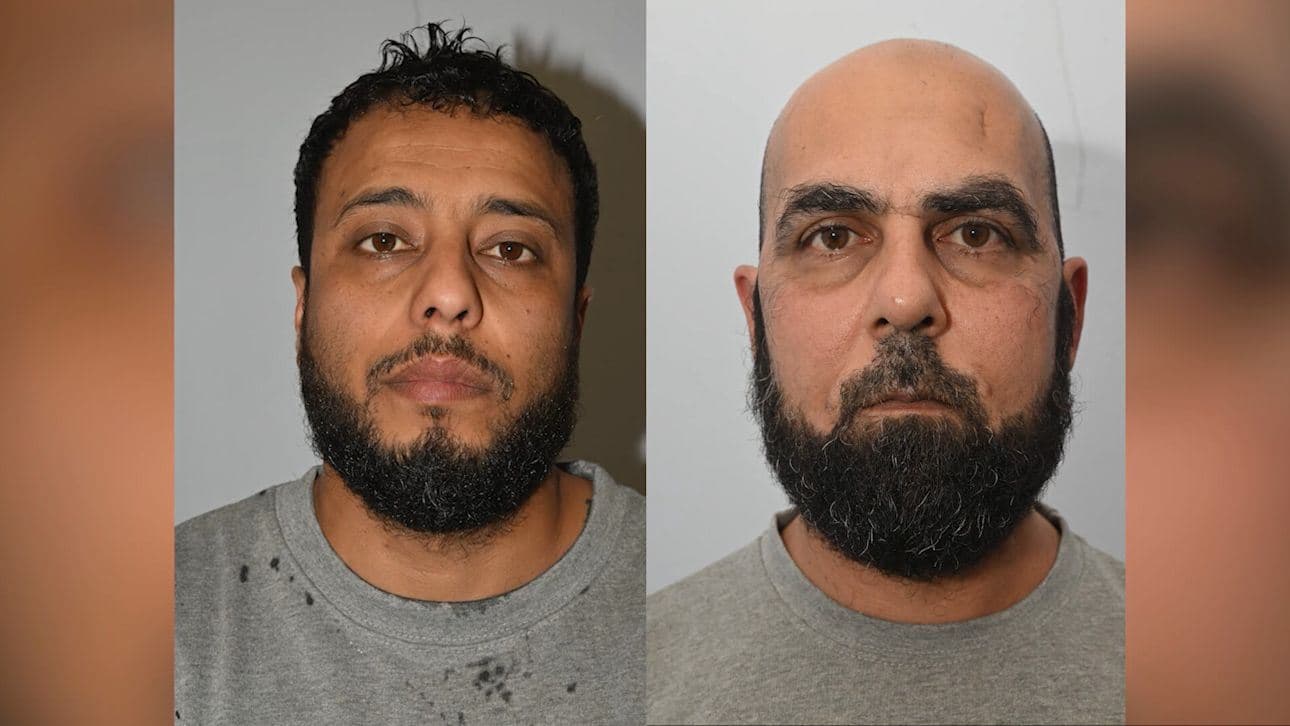 Walid Saadaoui (left) and Amar Hussein (right). Photo: Reuters