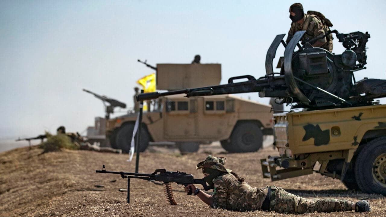 Members of the Kurdish-led Syrian Democratic Forces (SDF). AFP file photo