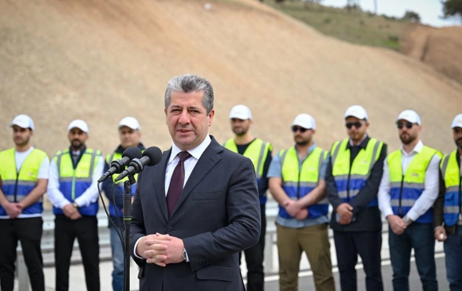 Kürdistan Bölgesi Başbakanı Mesrur Barzani, Erbil ile Gomespan’ı birbirine bağlayan çift şeritli stratejik yol projesinin açılışını gerçekleştirdi