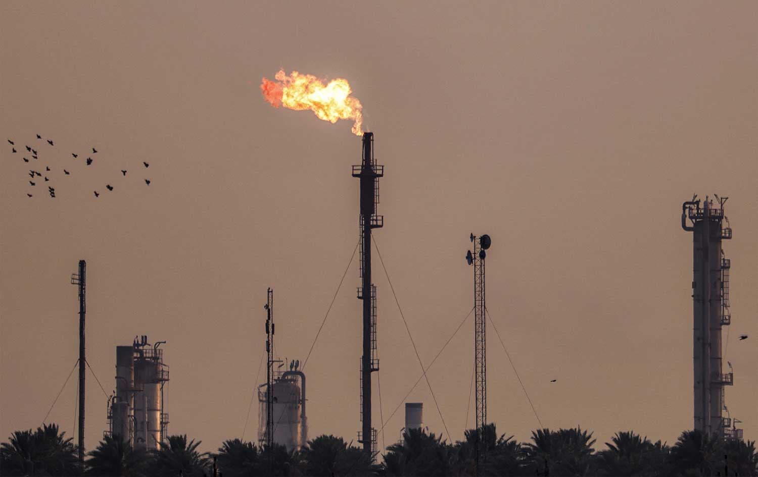 The Dora (Daura) Oil Refinery Complex in Baghdad, July 15, 2025. Photo: AFP