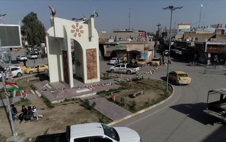 شەقامێکی خانەقین. وێنە: ئەرشیڤ