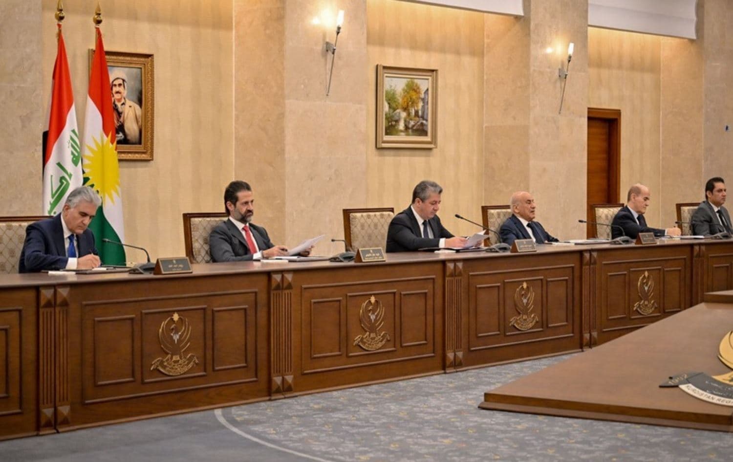 کۆبوونەوەی ئەنجوومەنی وەزیرانی هەرێمی کوردستان