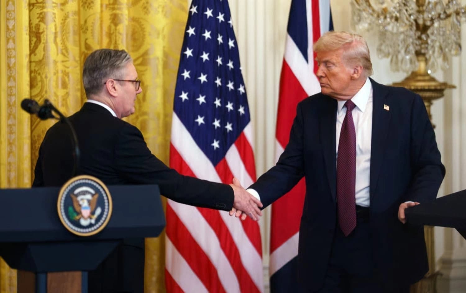 Keir Starmer û Donald Trump / Wêne: Arşîv