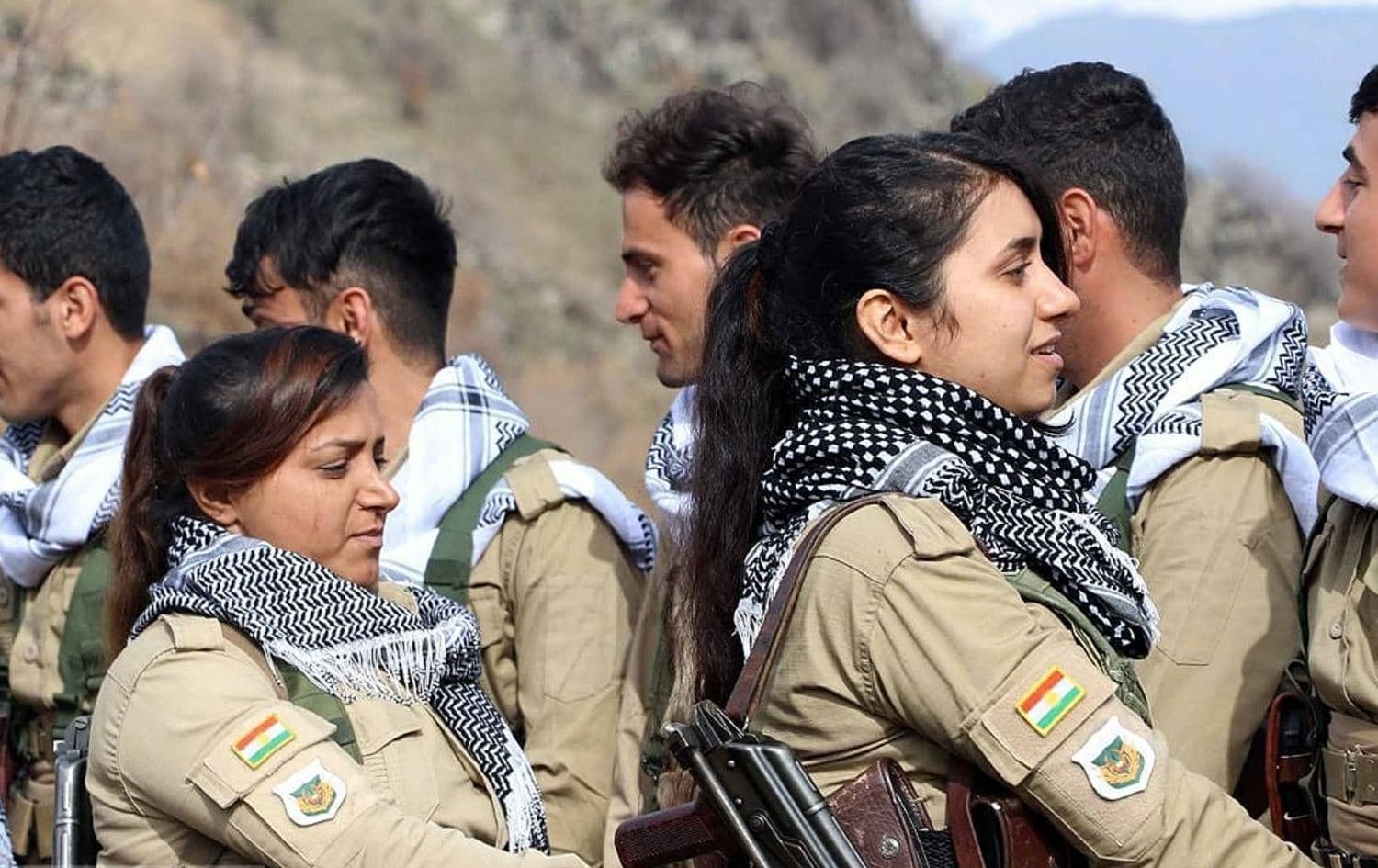 Pêşmergeyên partiyên Rojhilatê Kurdistanê / Wêne: PDK-Î
