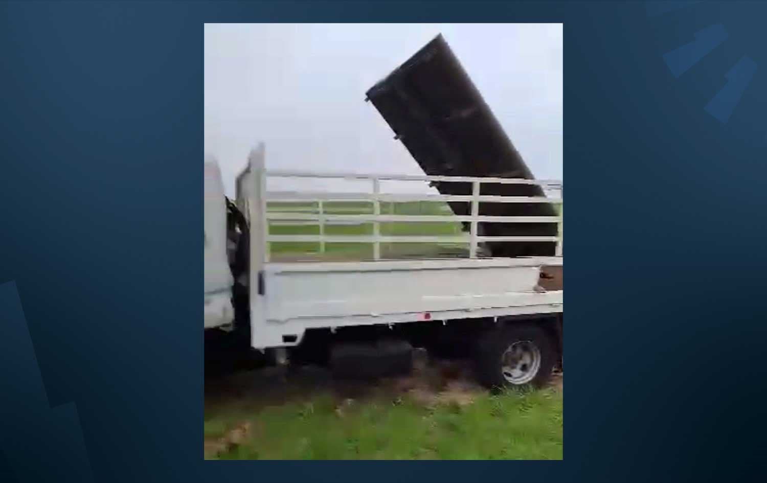 A mobile rocket launcher after being destroyed in the remote areas between Erbil and Mosul on March 5, 2026. Photo: Screengrab/ Submitted