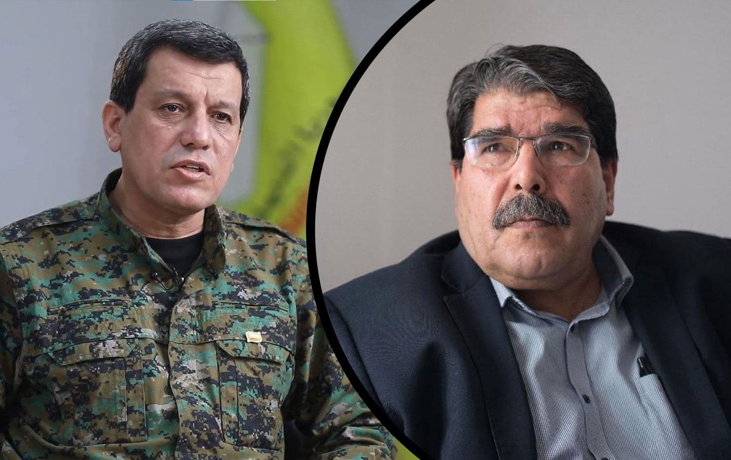 Mezlûm Ebdî û Salih Mislim / Wêne: Rûdaw Grafîk