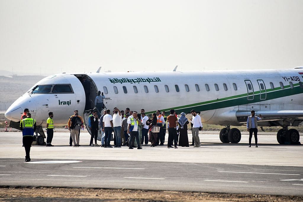 Iraqi airspace has been closed to flights since February 28, when the war between Iran and the United States and Israel began. AFP file photo
