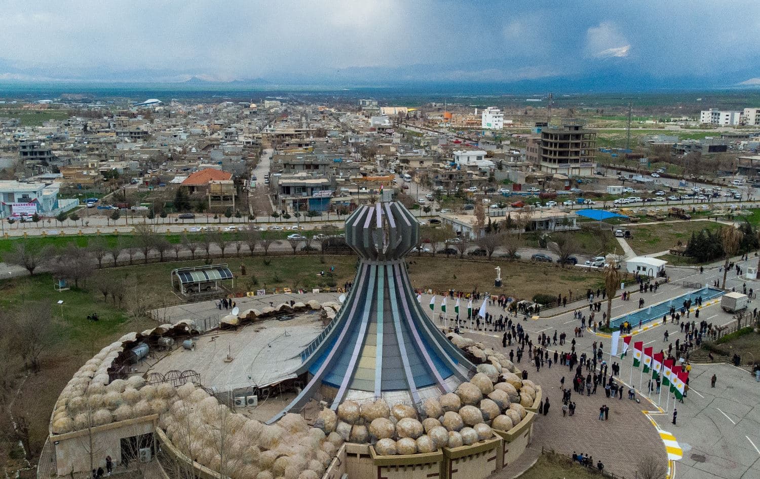 Monument in Halabja to honor the victims of the chemical attack on the city. Photo: Rudaw