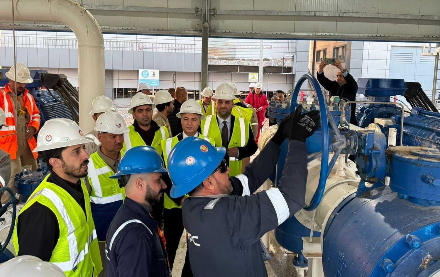 The moment Iraq started exporting oil via Kurdistan-Ceyhan pipeline on March 18, 2026. Photo: KRG Ministry of Natural Resources.