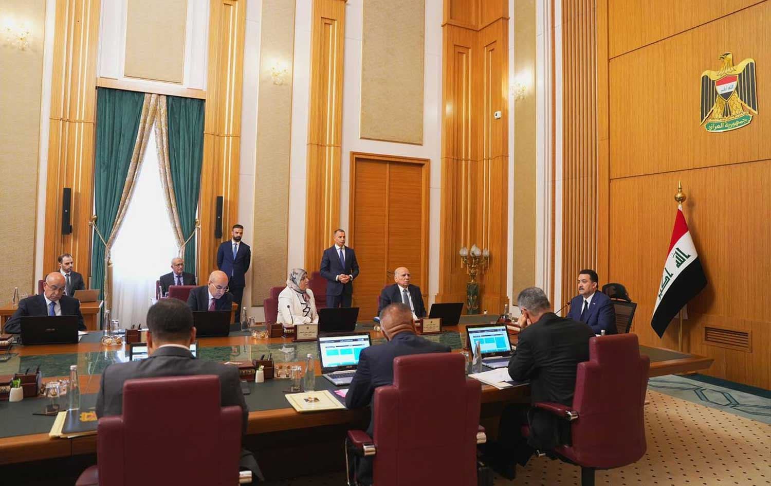 The Council of Ministers, chaired by Prime Minister Mohammed Shia' al-Sudani, holds its weekly session on March 24, 2026. Photo: Prime Minister's office