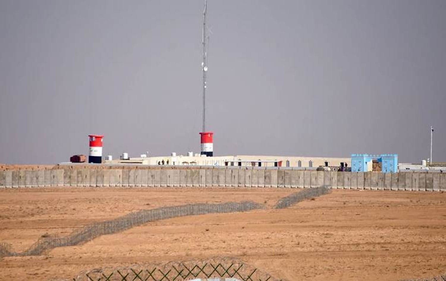The Iraq-Syria border. Photo: AFP
