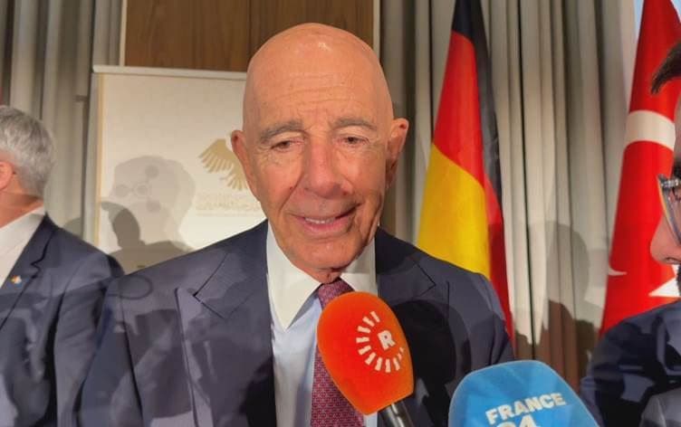 US Special Envoy to Syria Tom Barrack speaks to Rudaw in New York on March 18, 2026. File photo: Screengrab/ Rudaw