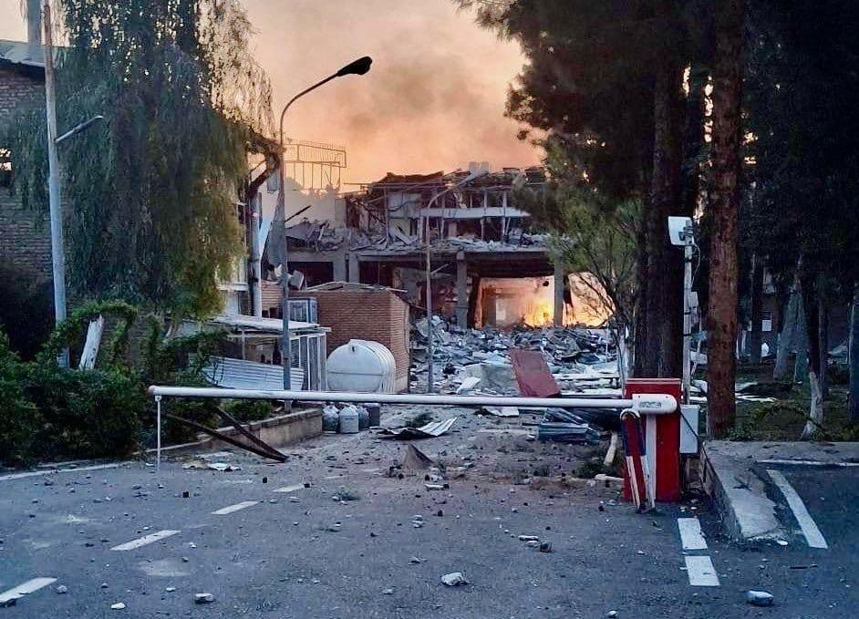 Aftermath of the strike on the century-old Pasteur Institute of Iran on April 2, 2026. Photo: DrTedros/X